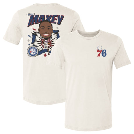 Tyrese Maxey Men's Cotton T-Shirt | 500 LEVEL
