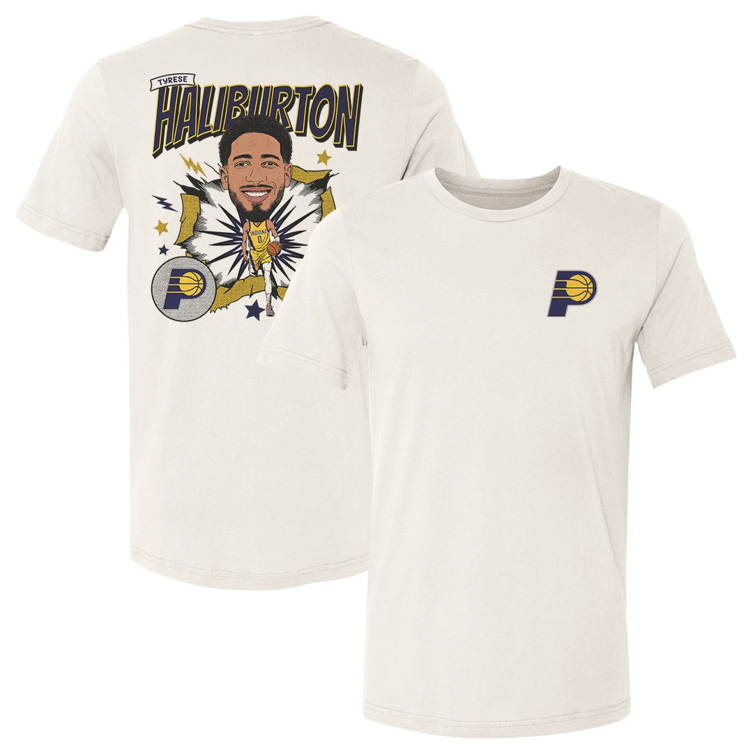 Tyrese Haliburton Men's Cotton T-Shirt | 500 LEVEL