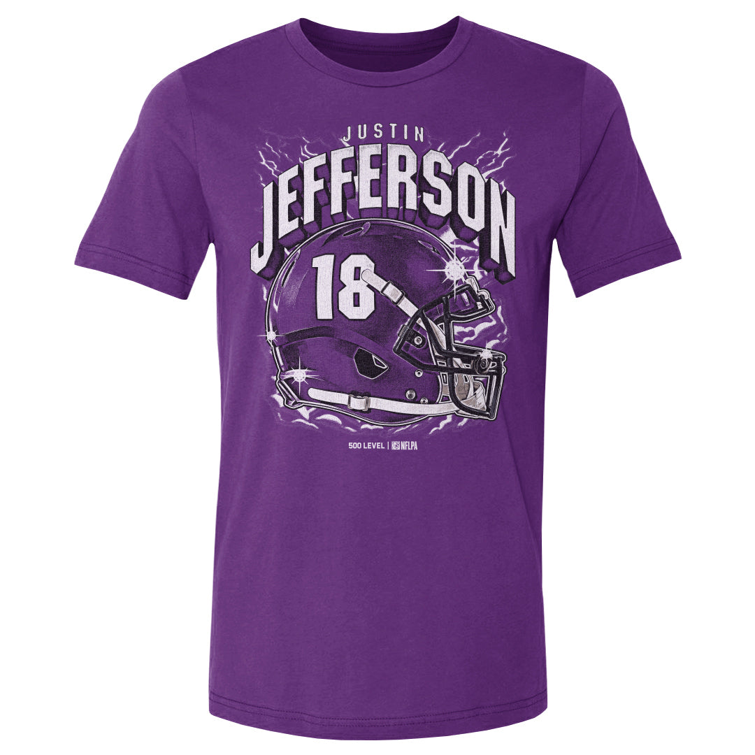 Justin Jefferson Men's Cotton T-Shirt | 500 LEVEL