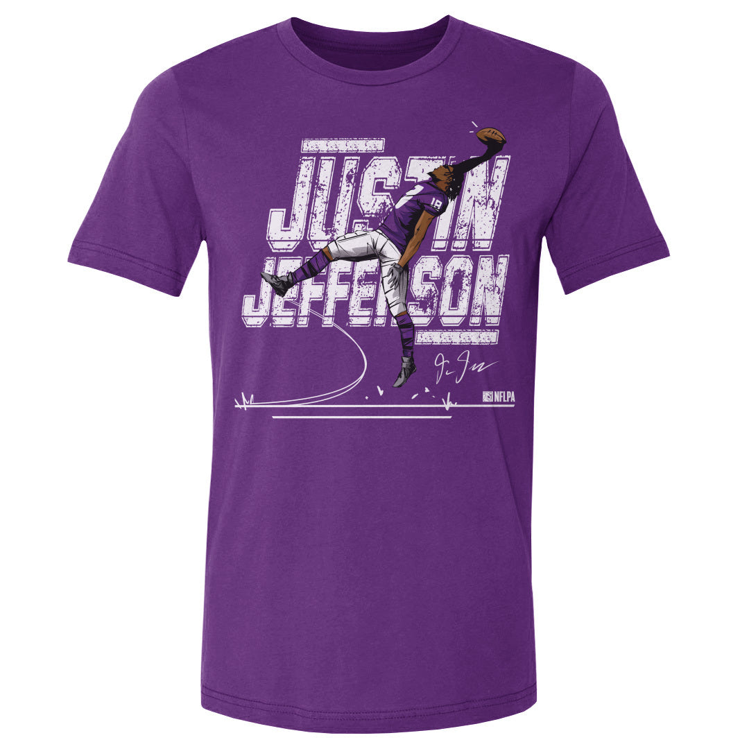 Justin Jefferson Men's Cotton T-Shirt | 500 LEVEL