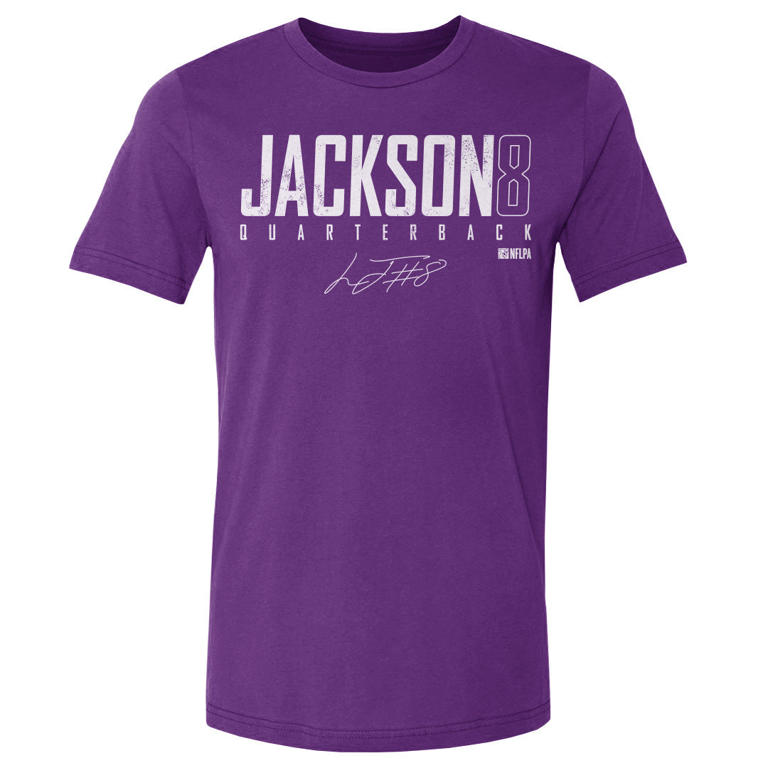 Lamar Jackson Men's Cotton T-Shirt | 500 LEVEL