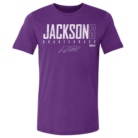 Lamar Jackson Men's Cotton T-Shirt | 500 LEVEL