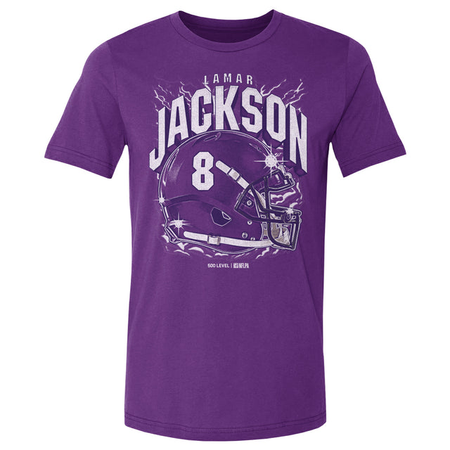 Lamar Jackson Men's Cotton T-Shirt | 500 LEVEL