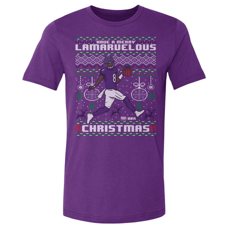 Lamar Jackson Men's Cotton T-Shirt | 500 LEVEL
