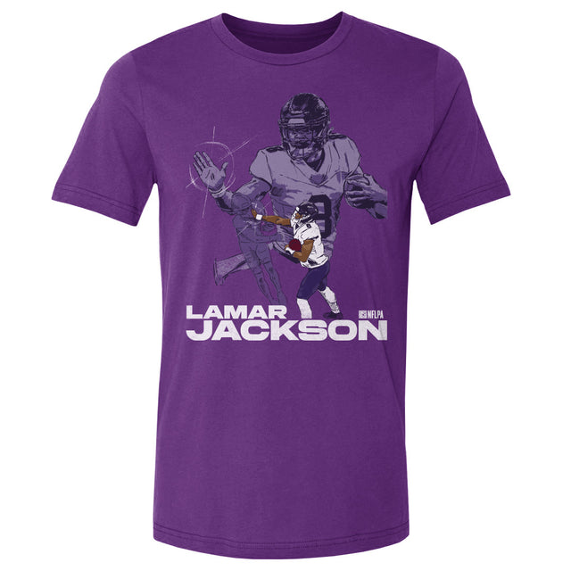 Lamar Jackson Men's Cotton T-Shirt | 500 LEVEL