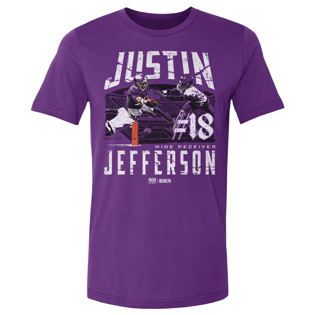 Justin Jefferson Men's Cotton T-Shirt | 500 LEVEL