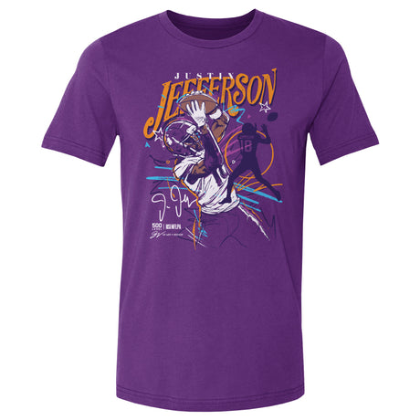Justin Jefferson Men's Cotton T-Shirt | 500 LEVEL