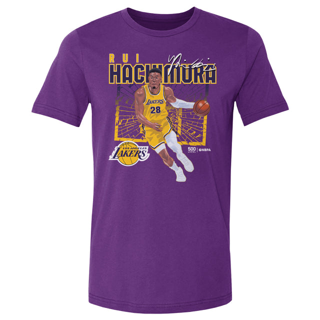 Rui Hachimura Men's Cotton T-Shirt | 500 LEVEL