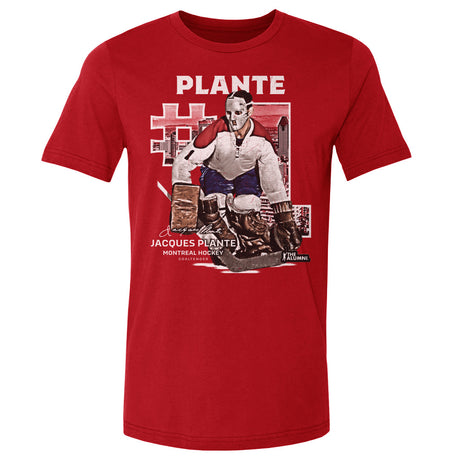 Jacques Plante Men's Cotton T-Shirt | 500 LEVEL