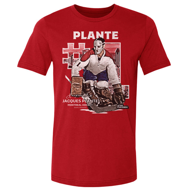 Jacques Plante Men's Cotton T-Shirt | 500 LEVEL