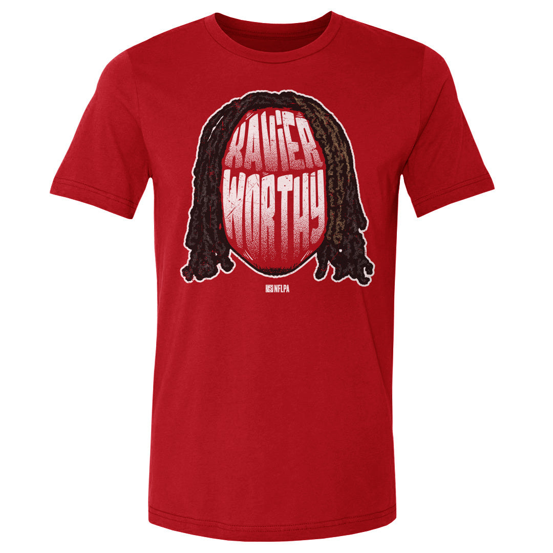 Xavier Worthy Men&#39;s Cotton T-Shirt | 500 LEVEL