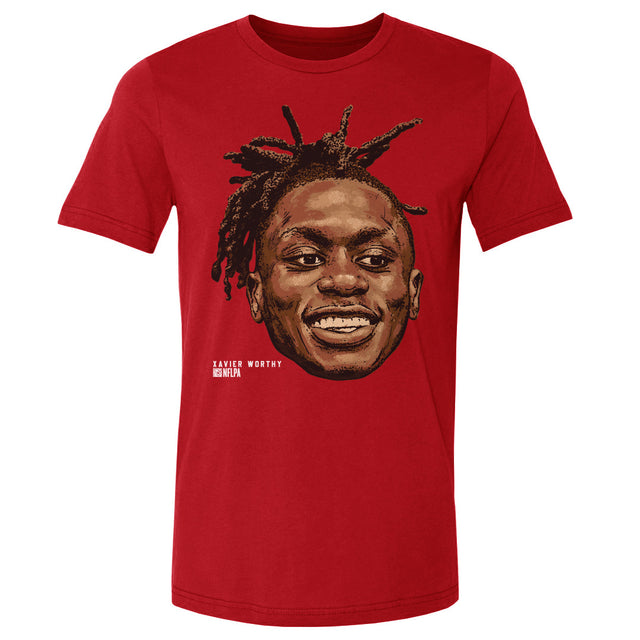 Xavier Worthy Men's Cotton T-Shirt | 500 LEVEL