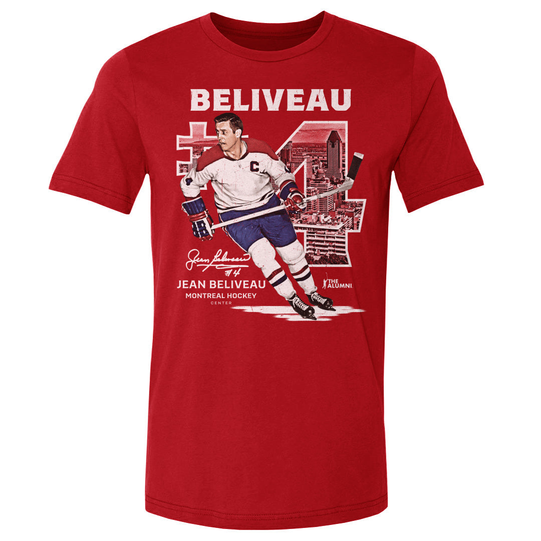 Jean Beliveau Men's Cotton T-Shirt | 500 LEVEL