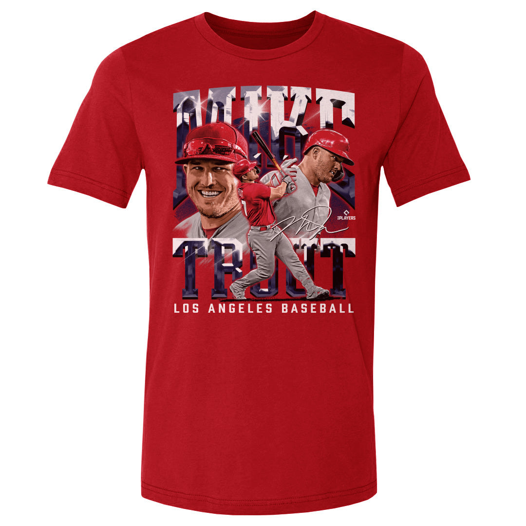 Mike Trout Men's Cotton T-Shirt | 500 LEVEL