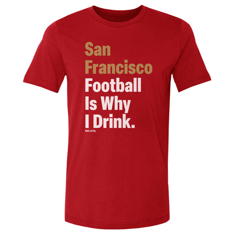 San Francisco Football Men's Cotton T-Shirt | 500 LEVEL