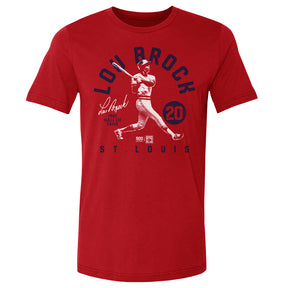 Lou Brock Men's Cotton T-Shirt | 500 LEVEL