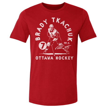 Brady Tkachuk Men's Cotton T-Shirt | 500 LEVEL