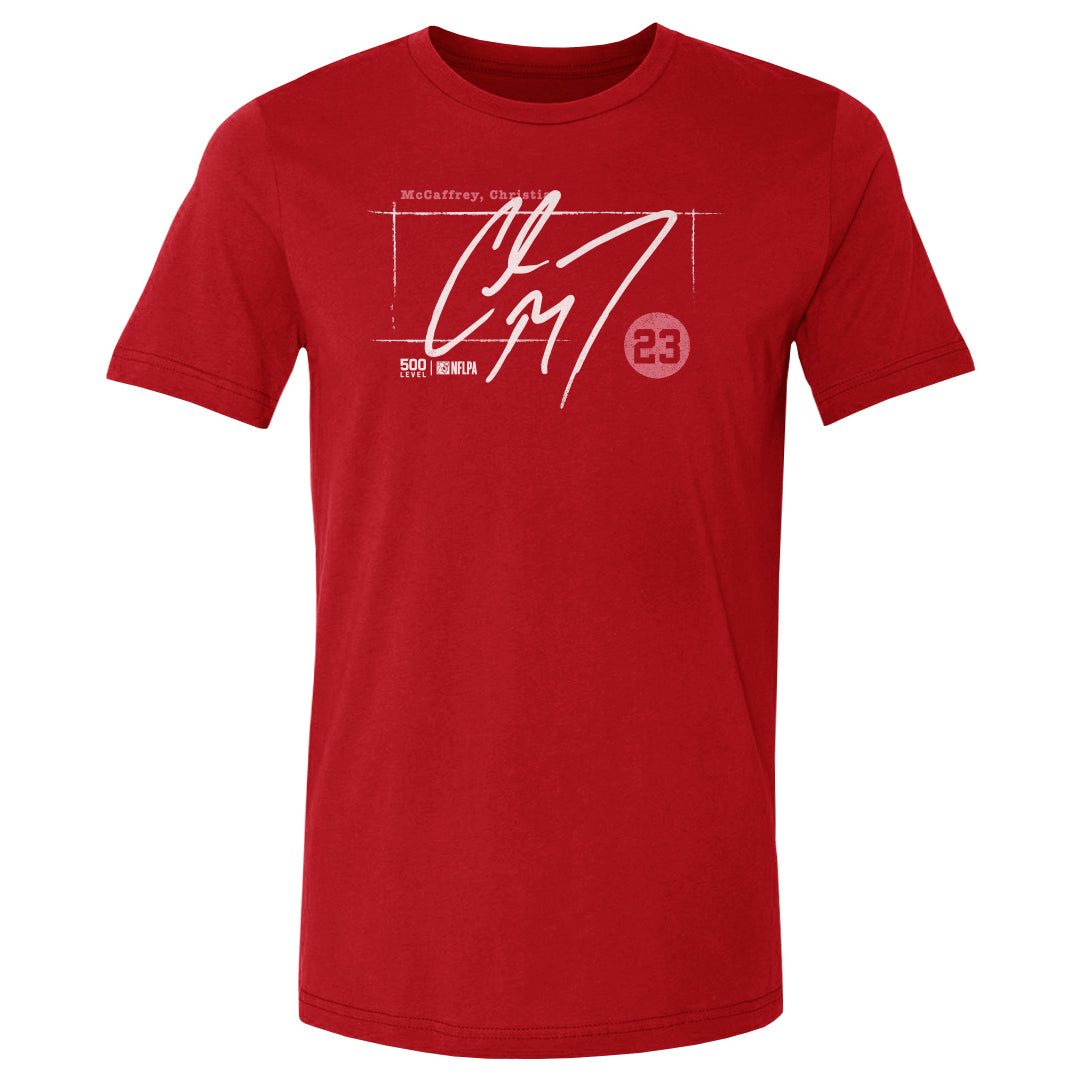 Christian McCaffrey Men's Cotton T-Shirt | 500 LEVEL