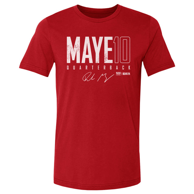 Drake Maye Men's Cotton T-Shirt | 500 LEVEL