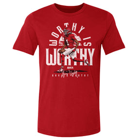 Xavier Worthy Men's Cotton T-Shirt | 500 LEVEL