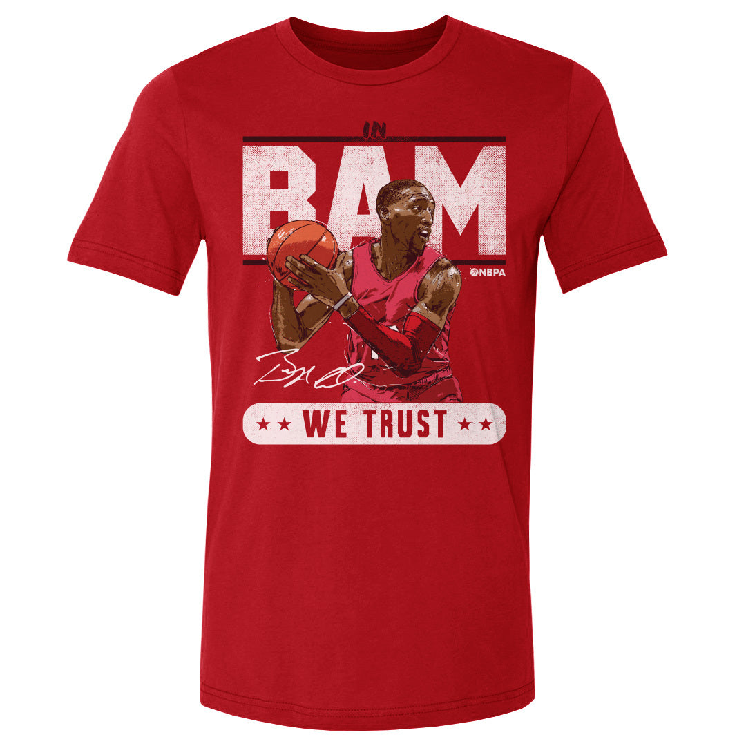 Bam Adebayo Men's Cotton T-Shirt | 500 LEVEL