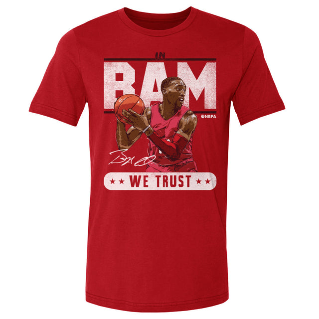 Bam Adebayo Men's Cotton T-Shirt | 500 LEVEL