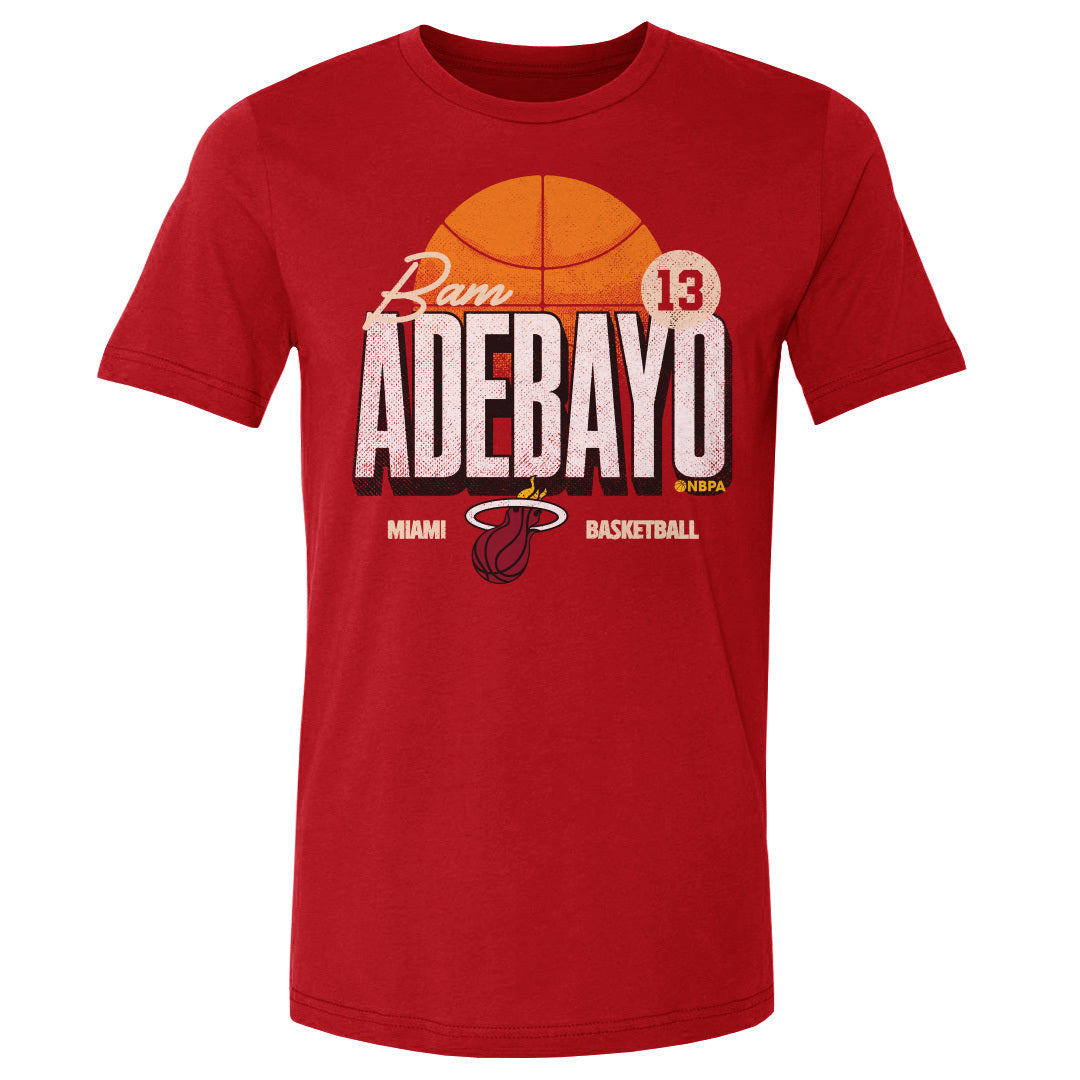 Bam Adebayo Men's Cotton T-Shirt | 500 LEVEL