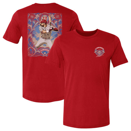 Kyle Schwarber Men's Cotton T-Shirt | 500 LEVEL