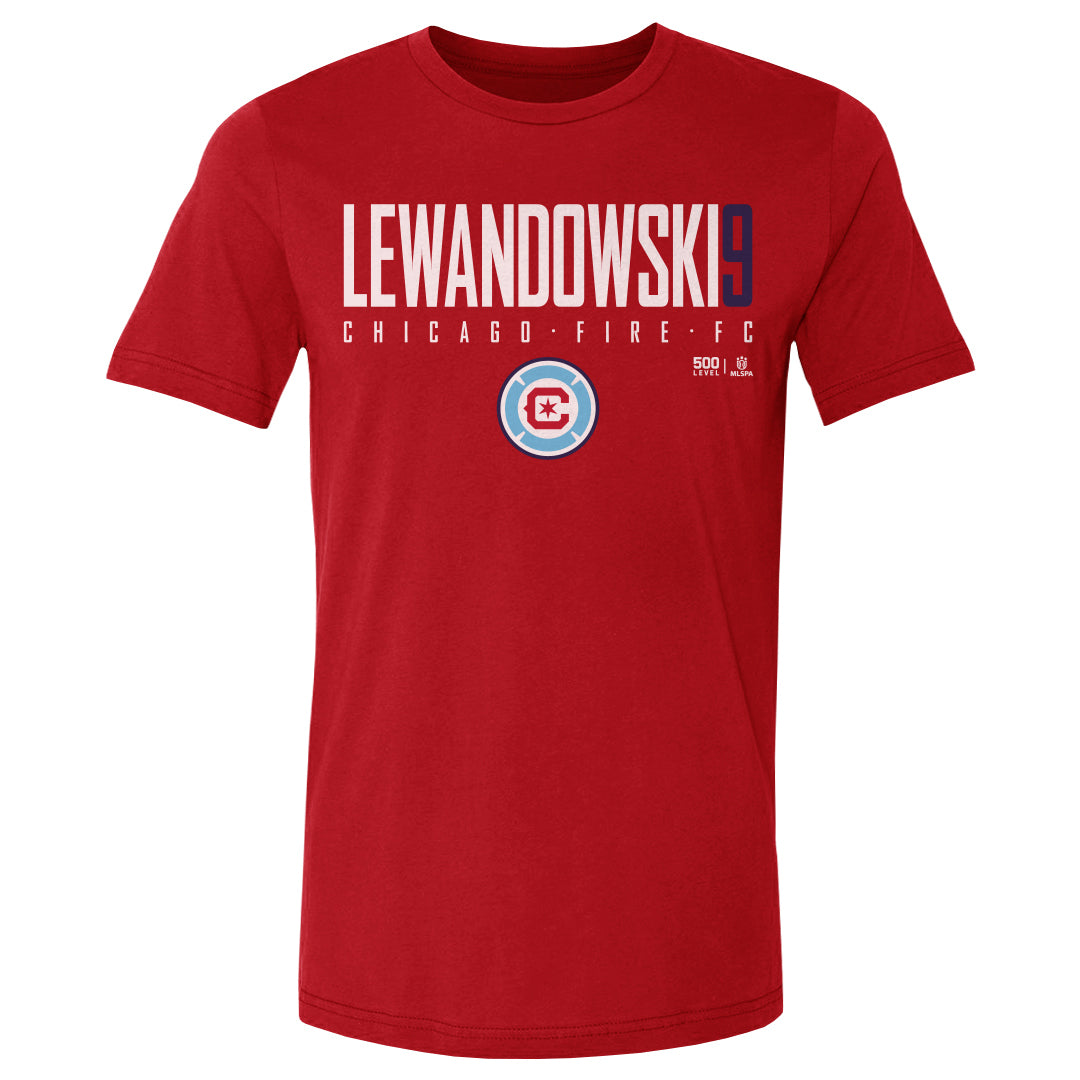 Robert Lewandowski Men's Cotton T-Shirt | 500 LEVEL