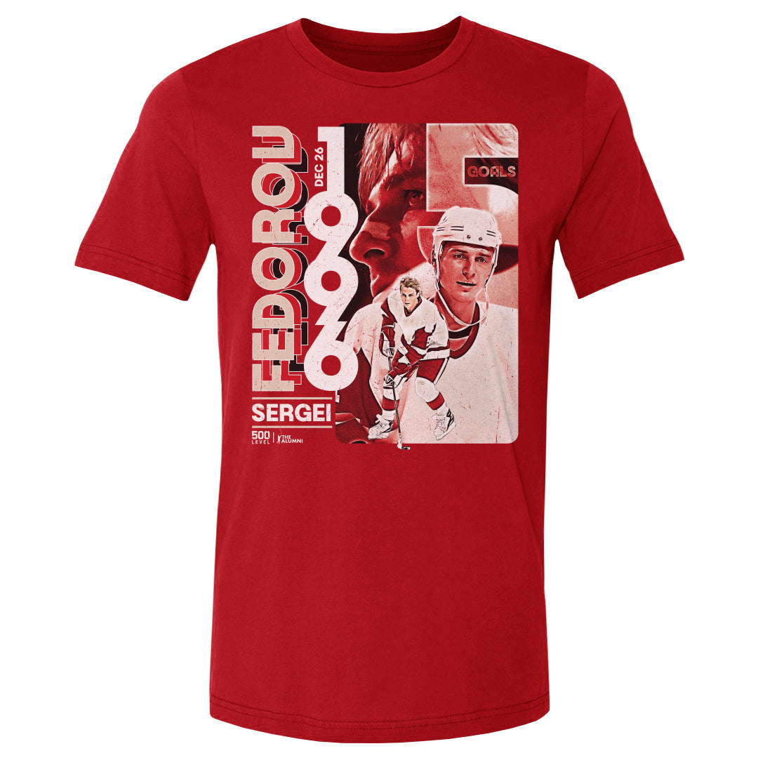 Sergei Fedorov Men's Cotton T-Shirt | 500 LEVEL