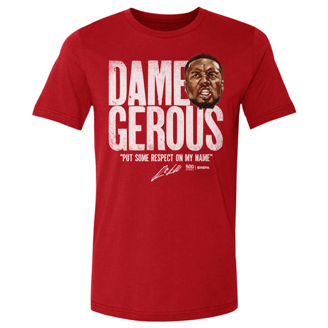 Damian Lillard Men's Cotton T-Shirt | 500 LEVEL