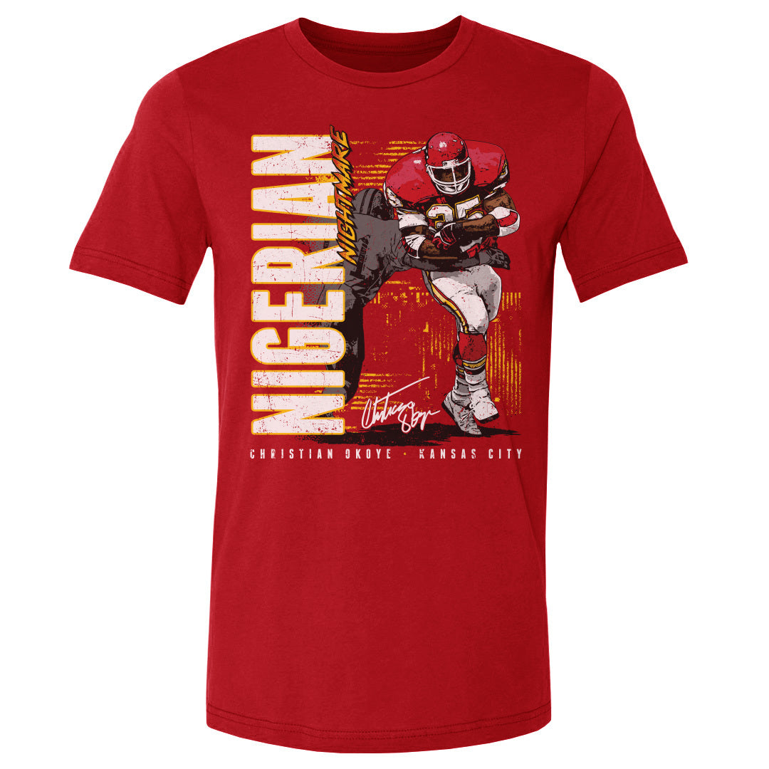 Christian Okoye Men's Cotton T-Shirt | 500 LEVEL