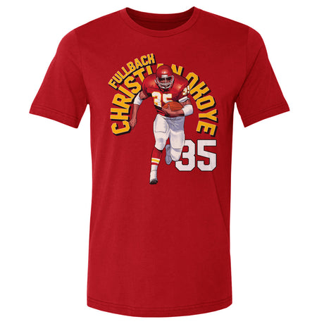 Christian Okoye Men's Cotton T-Shirt | 500 LEVEL