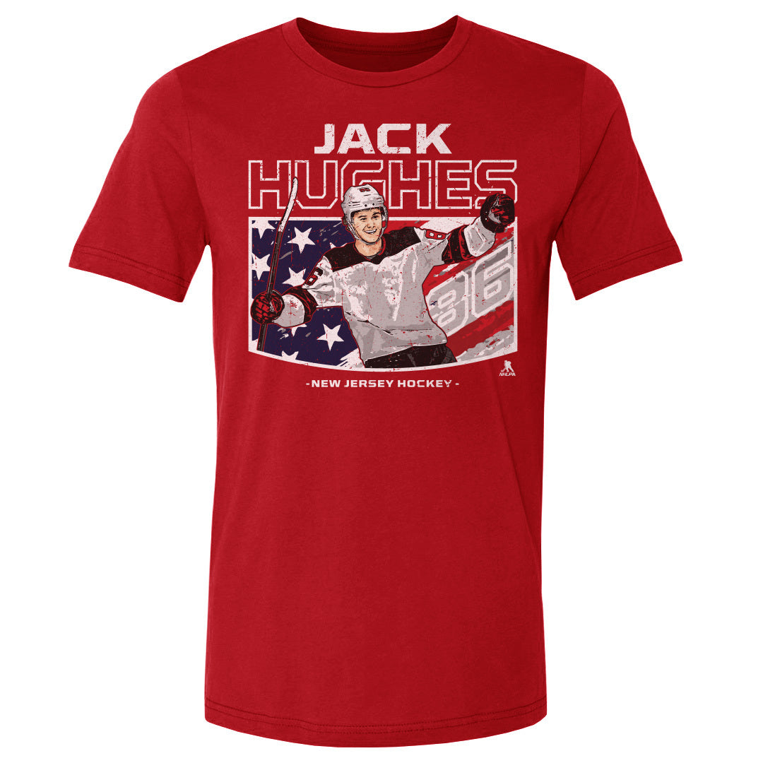 Jack Hughes Men's Cotton T-Shirt | 500 LEVEL