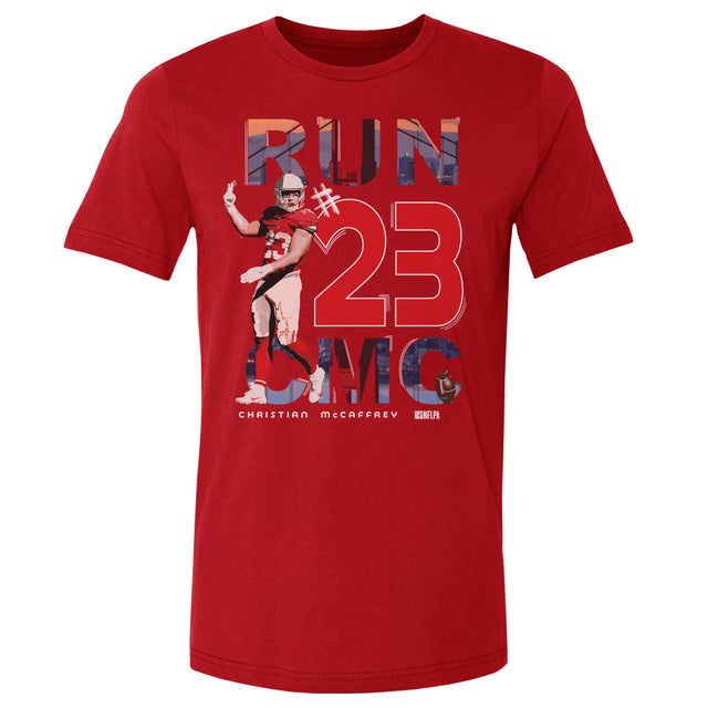 Christian McCaffrey Men's Cotton T-Shirt | 500 LEVEL