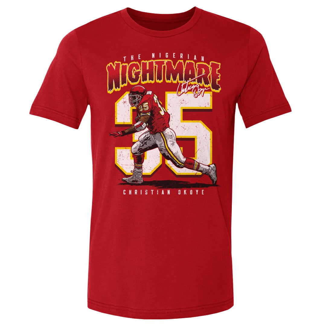 Christian Okoye Men's Cotton T-Shirt | 500 LEVEL