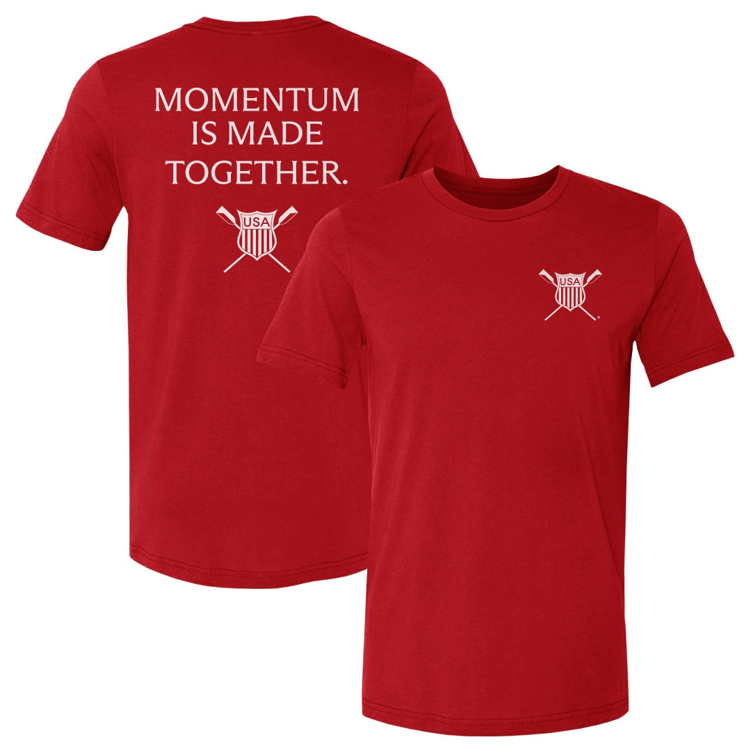 USRowing Men's Cotton T-Shirt | 500 LEVEL