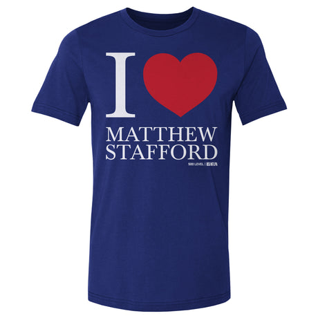 Matthew Stafford Men's Cotton T-Shirt | 500 LEVEL