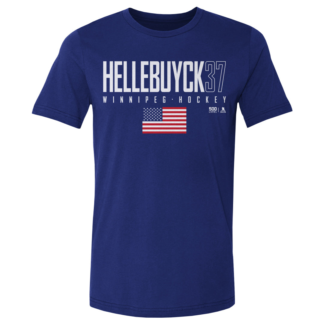 Connor Hellebuyck Men's Cotton T-Shirt | 500 LEVEL