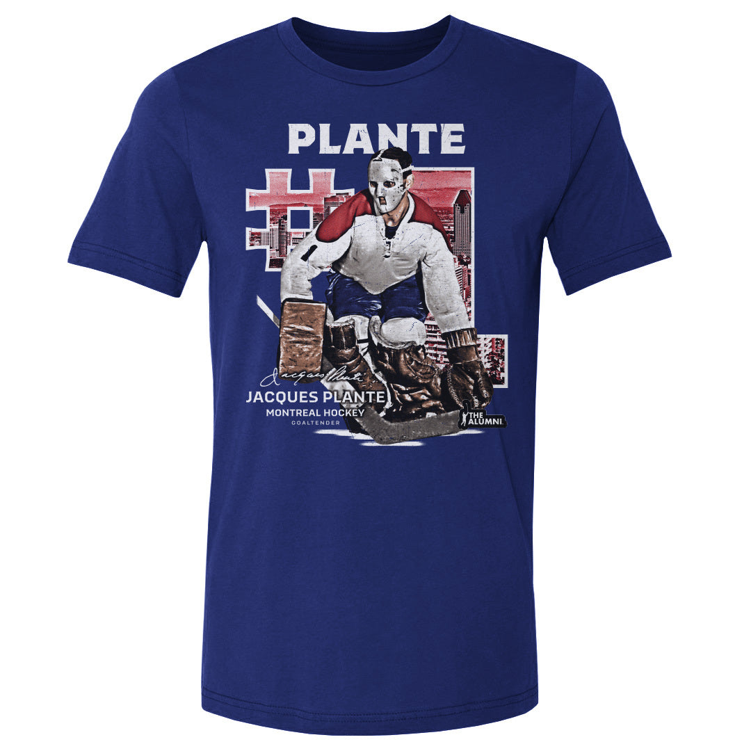 Jacques Plante Men's Cotton T-Shirt | 500 LEVEL