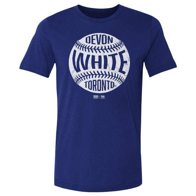 Devon White Men's Cotton T-Shirt | 500 LEVEL