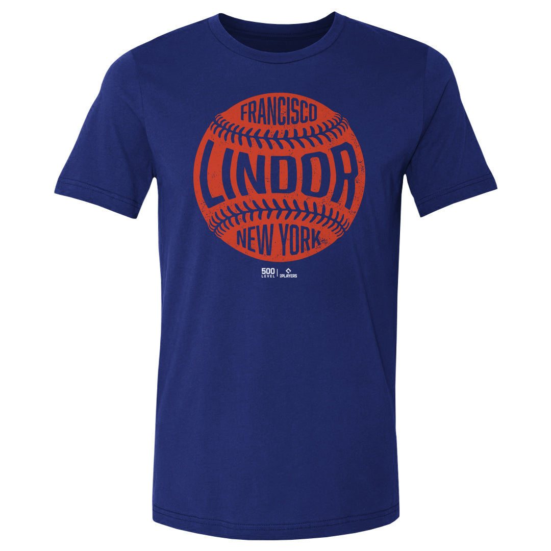 Francisco Lindor Men's Cotton T-Shirt | 500 LEVEL