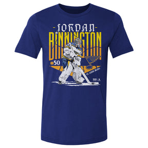 Jordan Binnington Men's Cotton T-Shirt | 500 LEVEL