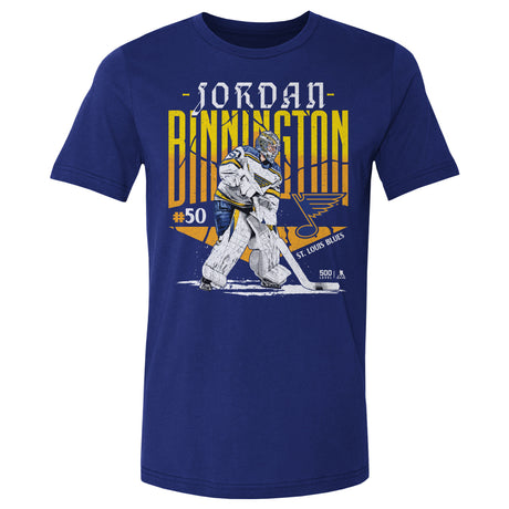 Jordan Binnington Men's Cotton T-Shirt | 500 LEVEL