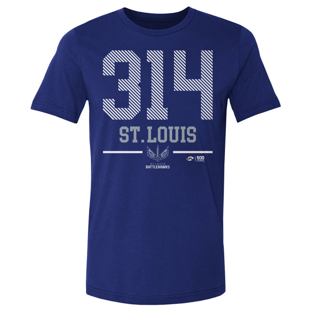 St. Louis Battlehawks Men's Cotton T-Shirt | 500 LEVEL