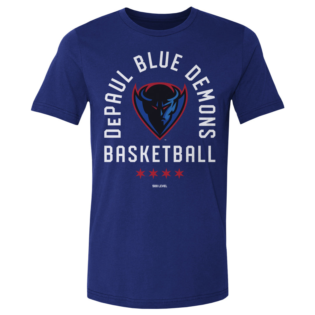 DePaul Blue Demons Men's Cotton T-Shirt | 500 LEVEL