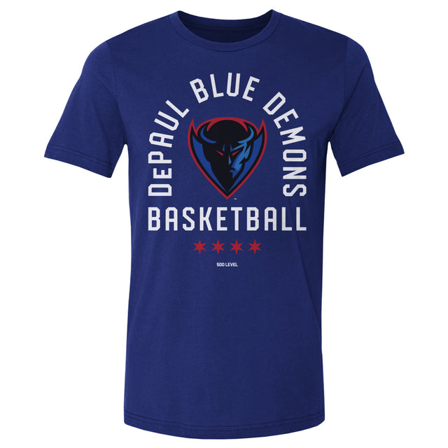 DePaul Blue Demons Men's Cotton T-Shirt | 500 LEVEL