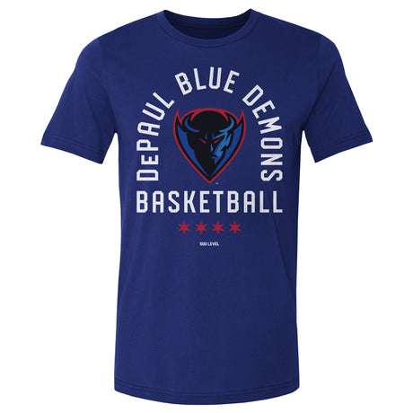 DePaul Blue Demons Men's Cotton T-Shirt | 500 LEVEL