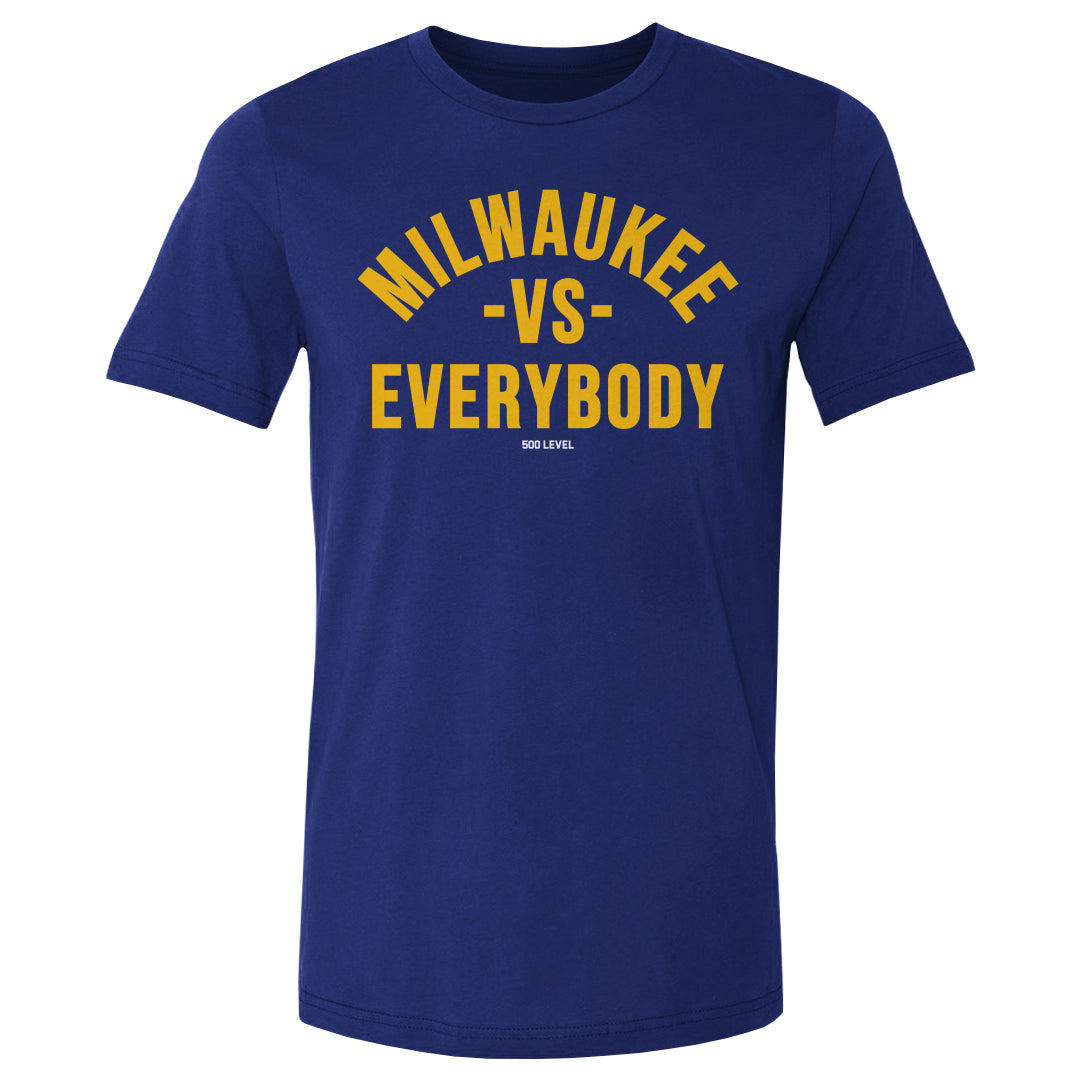 Milwaukee Baseball Men's Cotton T-Shirt | 500 LEVEL