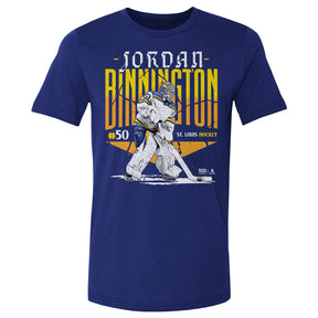 Jordan Binnington Men's Cotton T-Shirt | 500 LEVEL